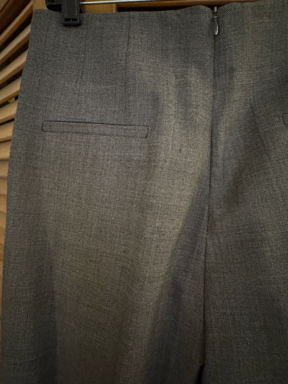 Sando Clive Wool-Blend Trousers in Dark Grey sz 40 (10) Medium - Picture 6 of 12